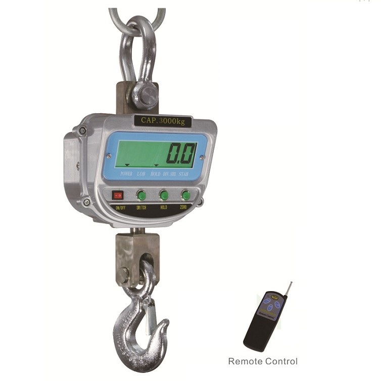 厂家供应OCS-2T吊秤 电子吊钩秤 防水吊钩秤 2吨直视吊秤