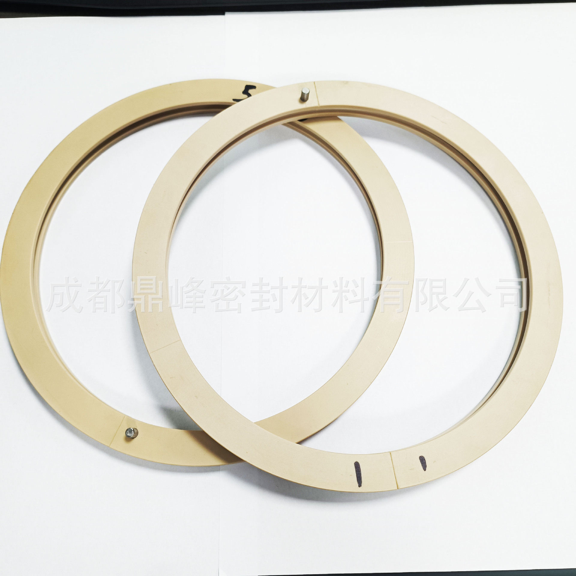 薄型气封环290*326*10聚酰亚胺材质电机轴承轴瓦浮动迷宫油封