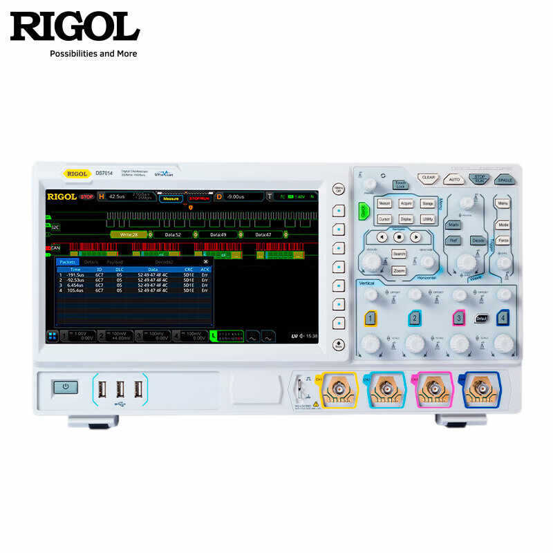 RIGOL普源DS7014四通道100MHz带宽10GSa s采样率系列数字示波器