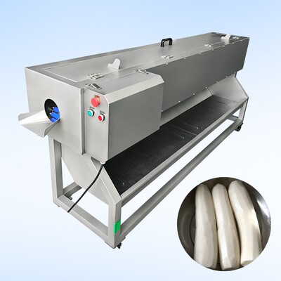 全自动白萝卜去皮机长条粗山药削皮机大型莱菔菜头刮皮机