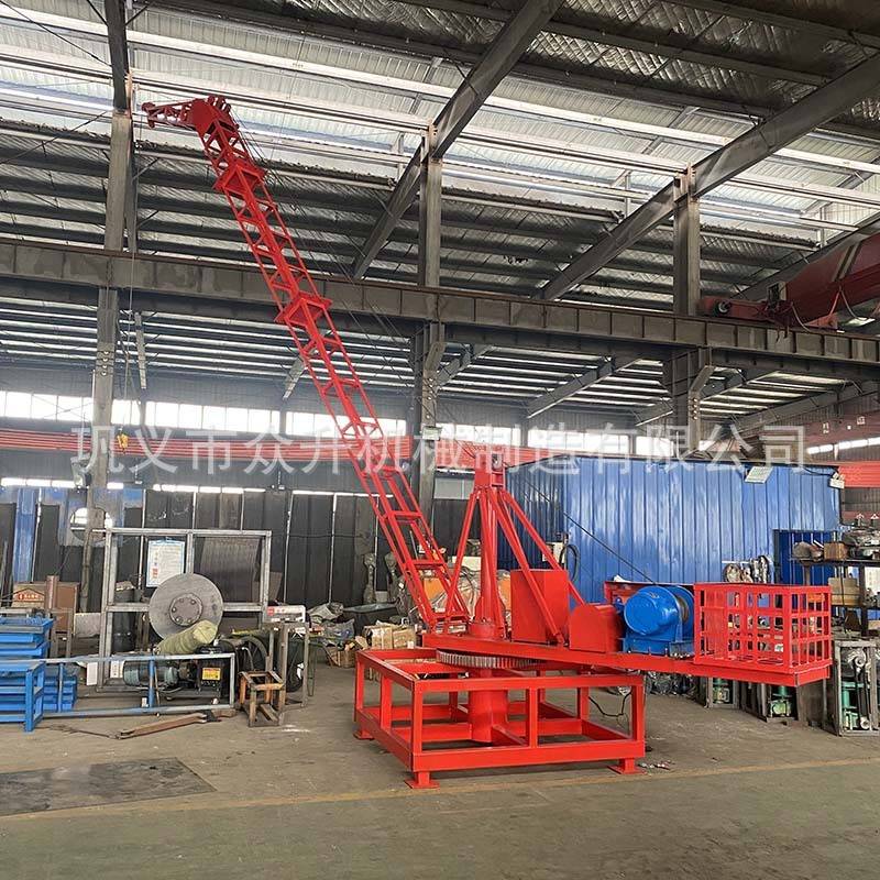 码头吊运机高层拆脚手架用小吊机高空楼顶用旋转吊机钢结构吊机