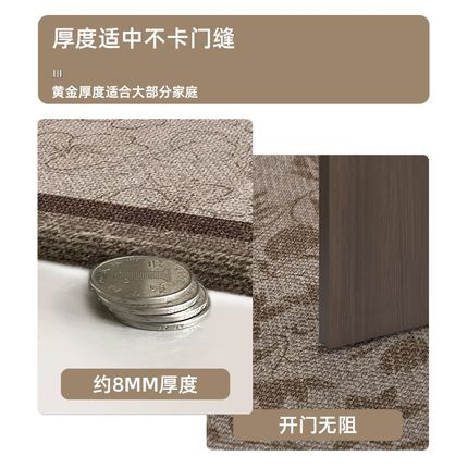 2024新款耐脏吸尘入户门地垫家用踩脚垫子大门口防滑地毯垫进门垫