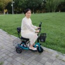 电动三轮车小型家用折叠车单人轻便锂电代步三轮车