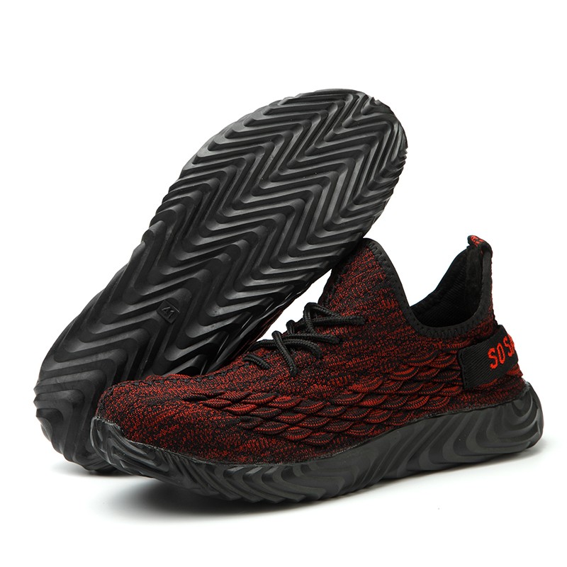 劳保鞋男士防砸防刺穿夏季款超轻透气防臭钢头老保带钢板工地工作