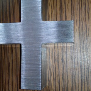 五金钢房屋号板拉丝不锈钢数字现货  20cm高白钢门牌数字号码家用