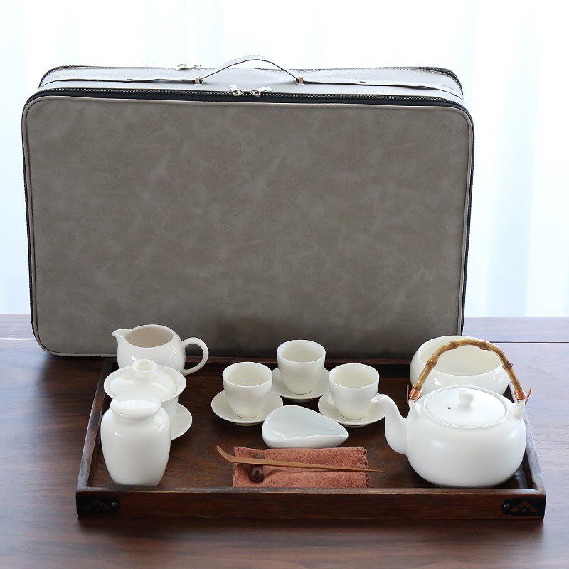 红茶瓷盖碗泡法规定茶艺演示器y具新国标茶艺教学培训用具整套茶