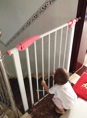免打孔婴幼儿童安全防护门栏加厚宠物隔离栅栏楼T梯口卧室阳台围
