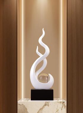 现代简约轻奢风生水起高级感摆件客厅办公室前台酒柜电视柜装饰品