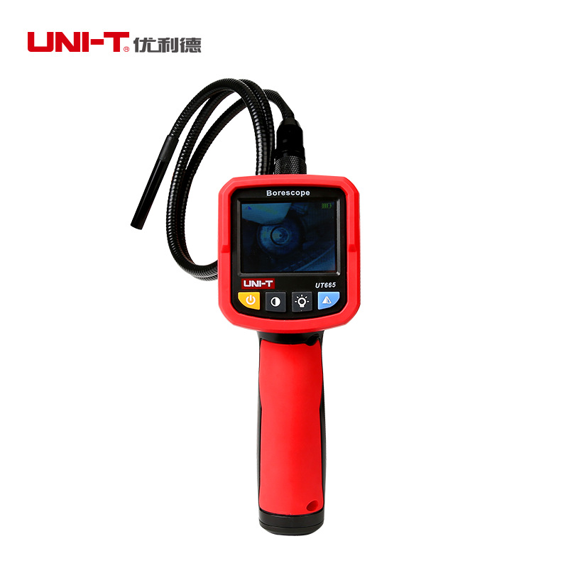 优利德 UT665 防水便携汽车检修内管道高清窥视仪工业管道内窥