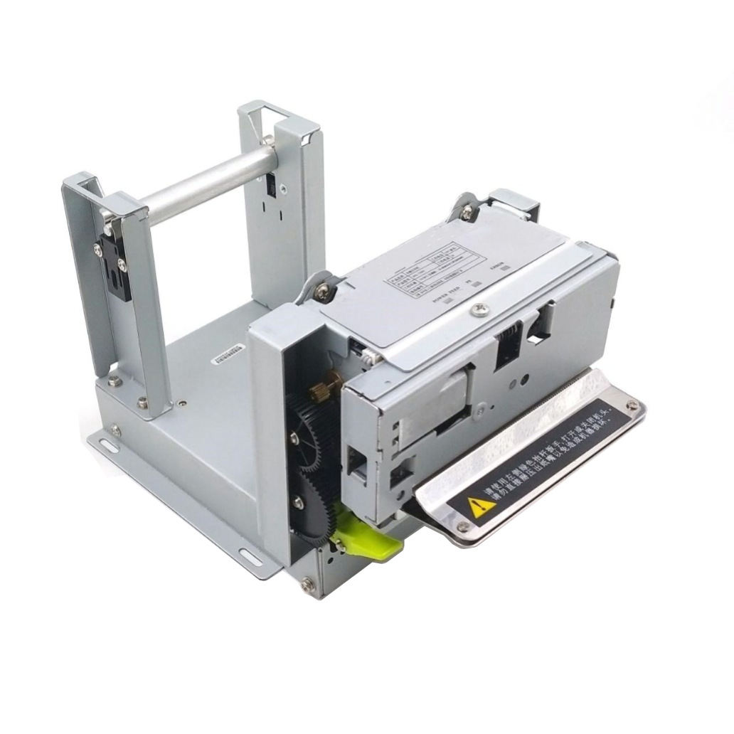 80MM嵌入式切刀热敏打印机排队机广告机自助收银取号小票