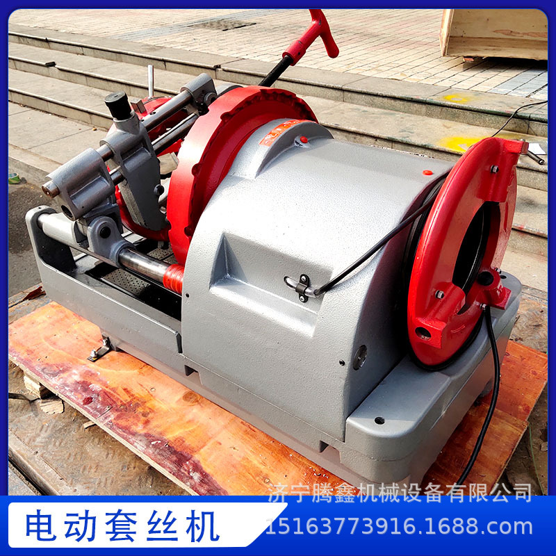 SMIT-312电动套丝机钢管绞削管螺纹切断倒角功能 管螺纹套丝机