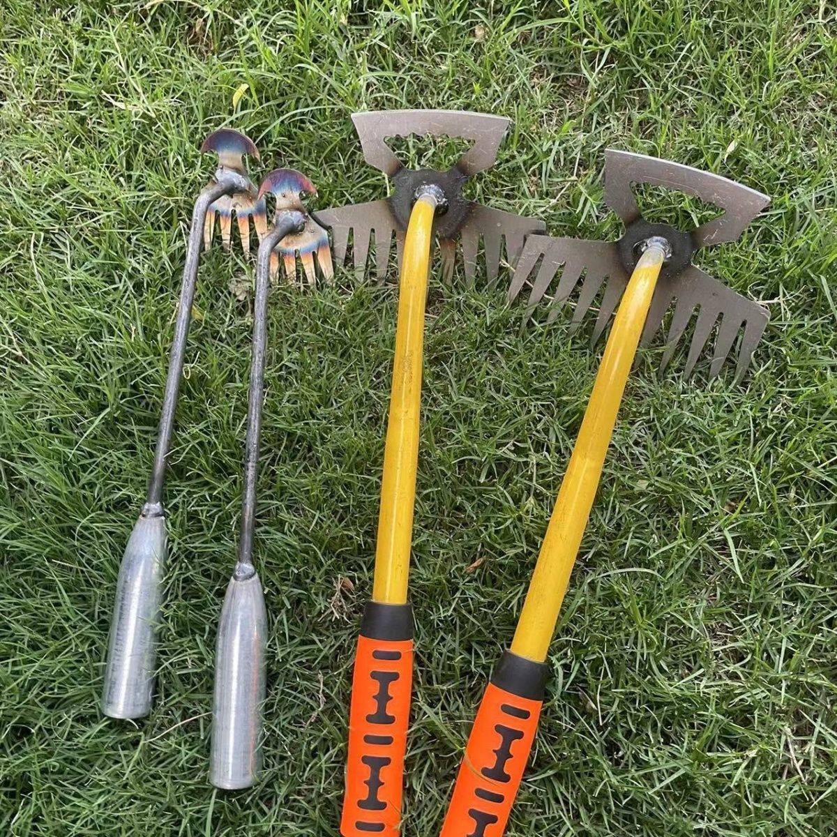 手握式松土挖野菜新款除草神器连根拔草工具O园艺耙子除根锰钢小