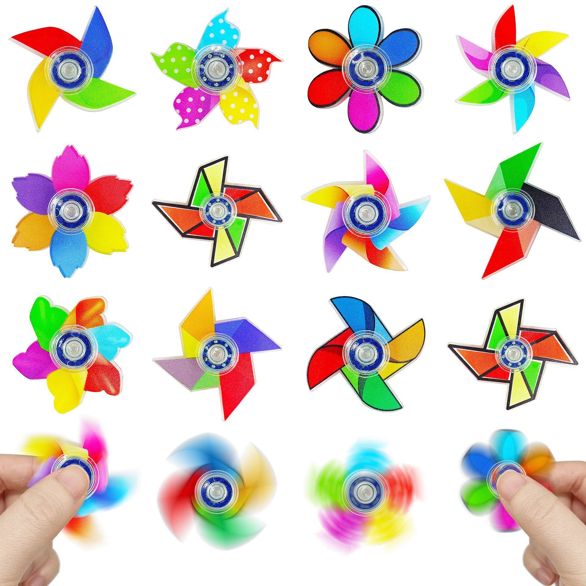 亚克力炫彩风车手指指尖陀螺儿童益智玩具小学生奖品幼儿园小礼品,玩具/童车/益智/积木/模型,陀螺,淘宝优惠券,粉丝福利购,淘宝优惠卷