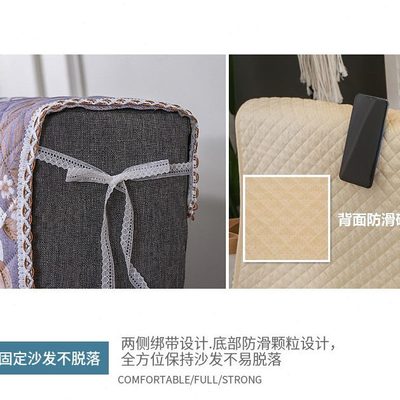 加厚通用床垫子折叠沙发床绒高档冬季简易沙发扶手型套罩意大利无