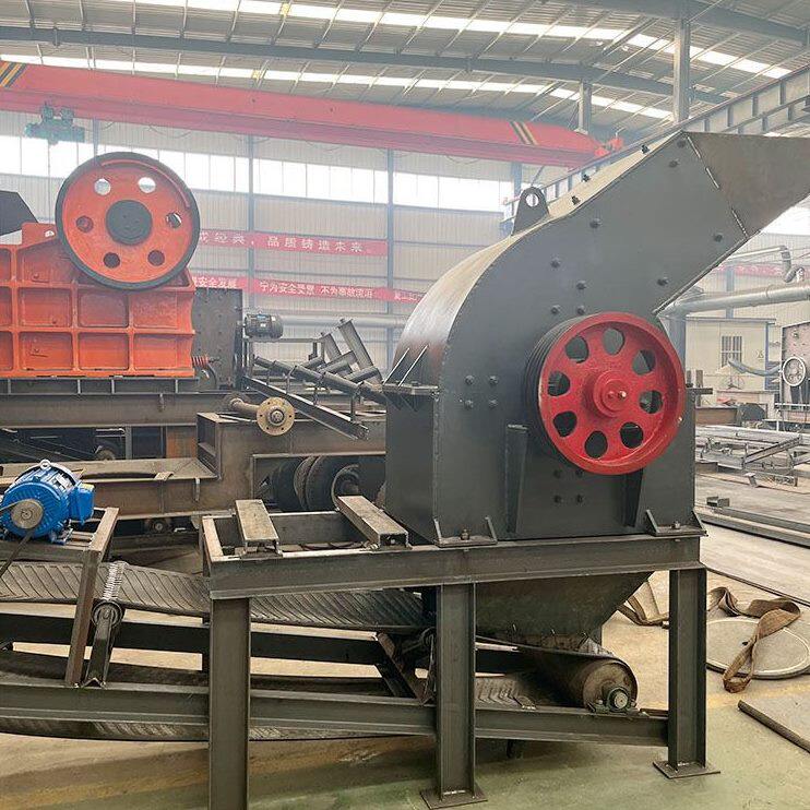 轻式机 建筑 砖石质式破碎机料垃圾石石灰石锤粉碎机锤碎