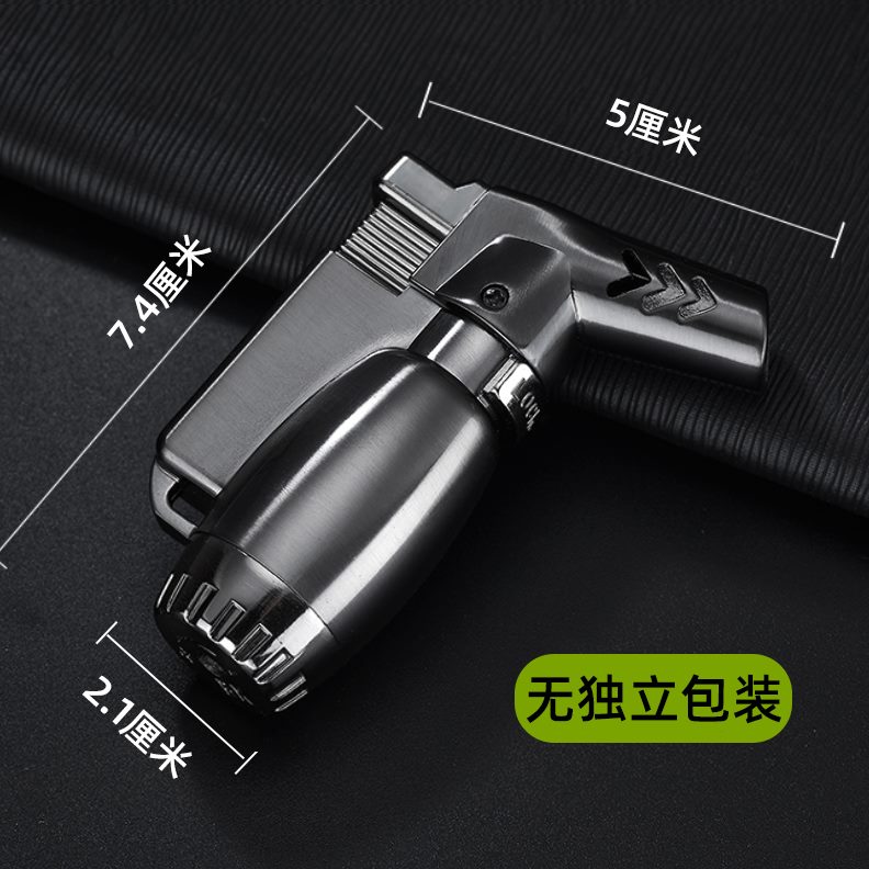 创意个性小艾灸焊枪直冲打火机点烟器点火器雪茄喷火枪金属充气