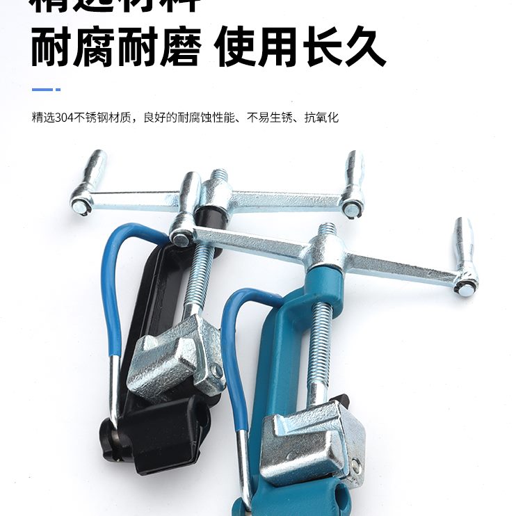紧打包机紧固钳钢带拉紧器管道器带收手动工具钢带紧不锈钢扎带机