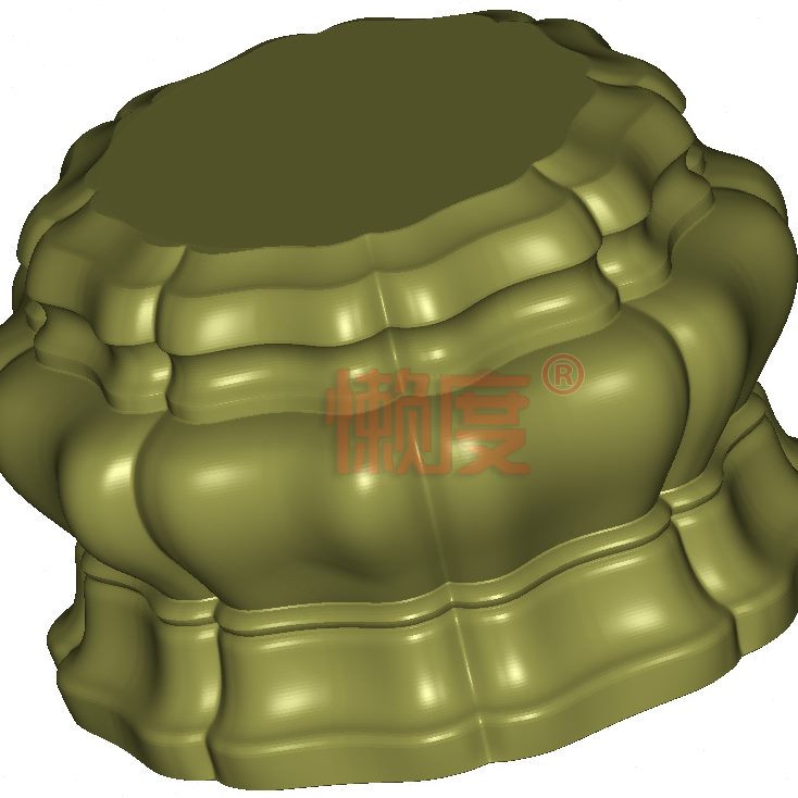 0墩立体3D鼓凳文件础0电脑精雕图ST仿古雕刻新款精品1石L石材柱