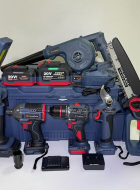 外贸CB系列锂电电动工具六件套装2406X1
