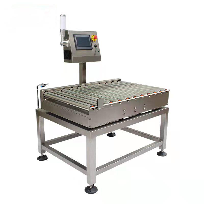 定制全自动分选动态检重秤电子滚筒秤食品厂在线自动称重机皮带秤