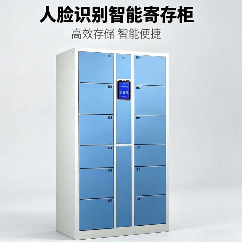 12门人脸识别寄存柜超市存包柜商场存储柜手机包包寄存储物柜商用