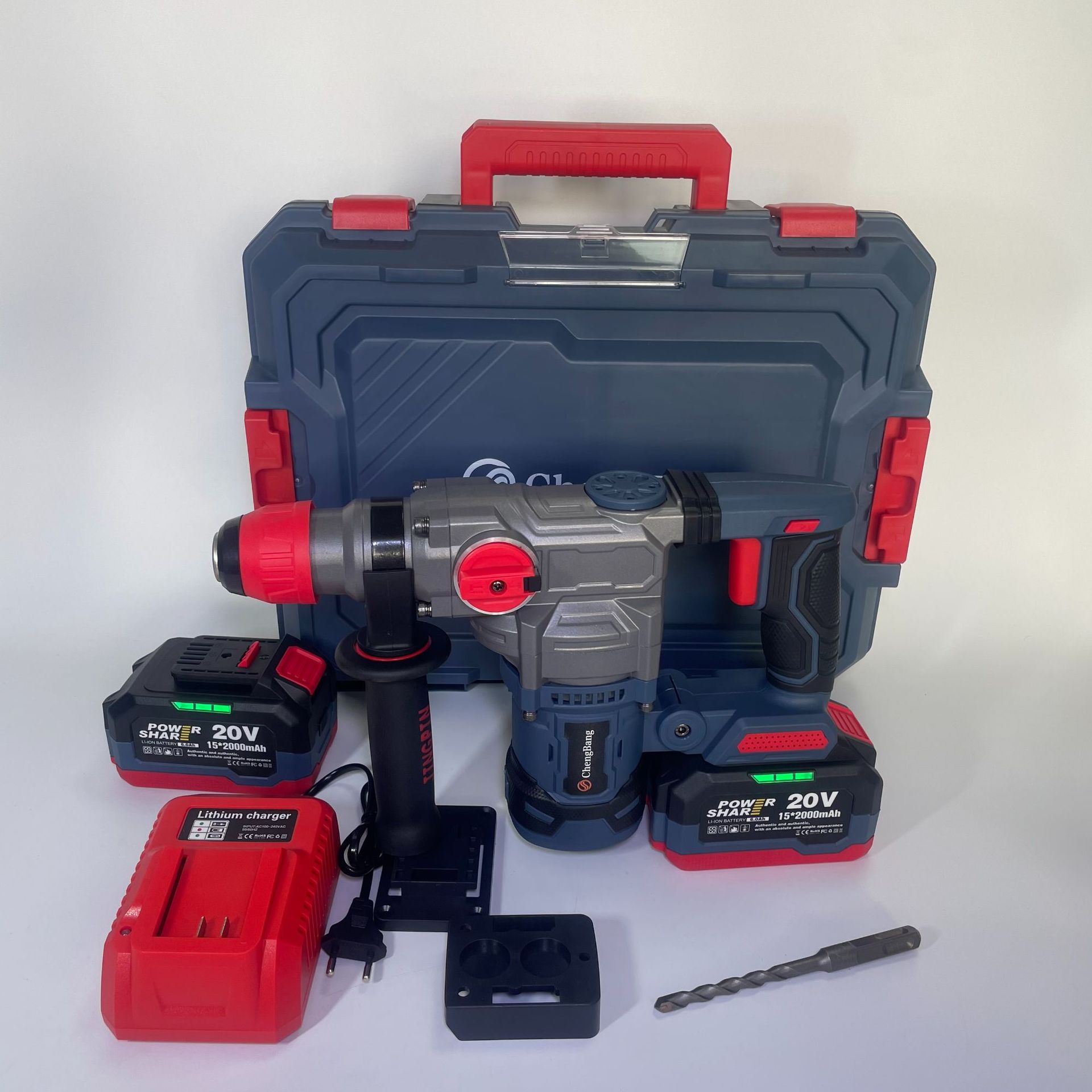 外贸 CB系列 锂电无刷电锤2405A1A2(电锤+电镐)双用电锤