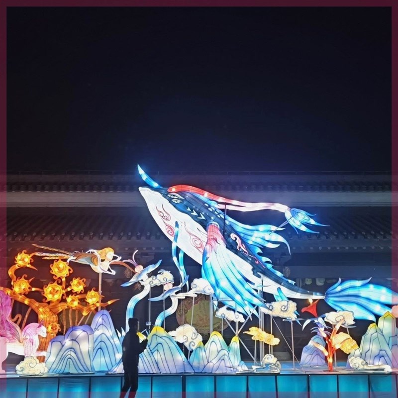 大型传统节日花灯自贡工艺t造型定制春节元宵灯展灯会装饰彩灯亮