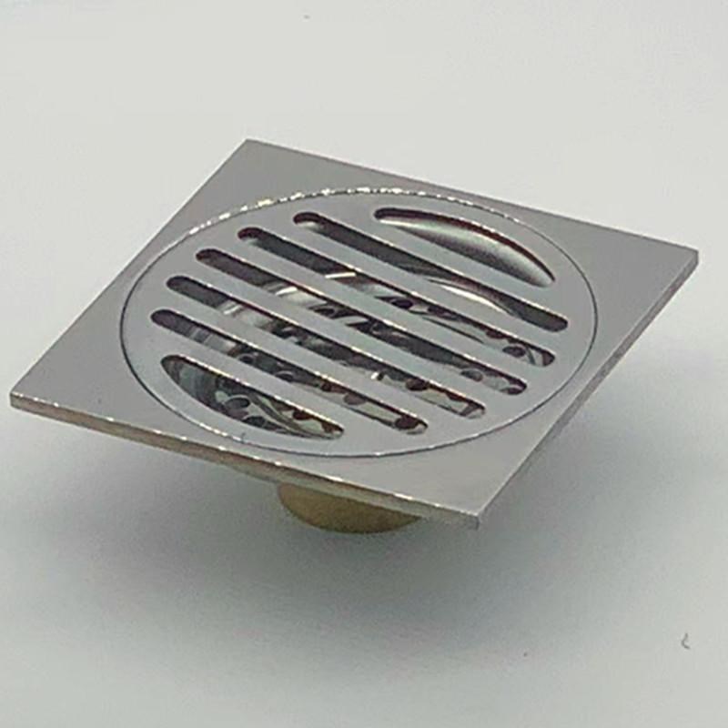 特厚不锈钢淋浴房6厘防臭地漏铜芯304I自封地漏酒店浴室阳台卫生