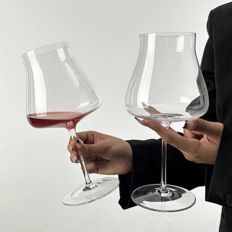 波尔多平替红酒感官杯国产尖货超薄超轻红酒杯手工制X作浪漫情侣