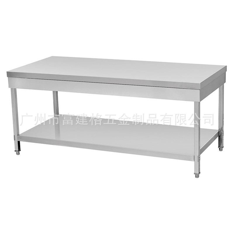 拆装双层不锈钢工作台饭店厨房案板操作台工作桌打T荷台打包装台