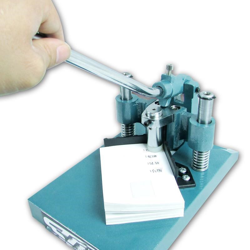 圆角机带压脚多刀倒角机手动圆角器重型相册卡片U书册圆角切纸机