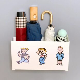 雨伞架壁挂式雨伞收纳架免打孔学生宿舍门后放伞置物架雨伞展示架