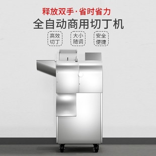 全自动果蔬切丁机多功能切丁机器设备蔬菜切丁设备加工萝卜丁机器