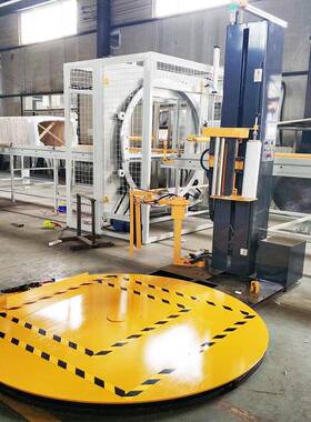 山东 全自动托盘缠绕机 QTP1800F-L 自动上断膜智能包装机