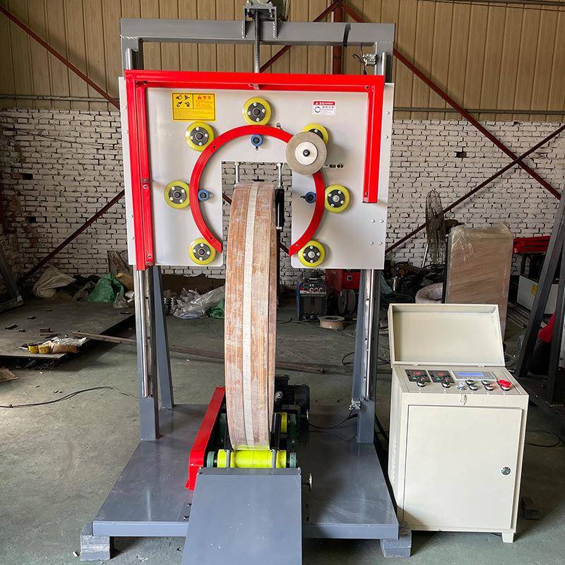 出口内挂立式环体缠绕机缠绕膜打包机轮胎缠绕包装机防尘防潮