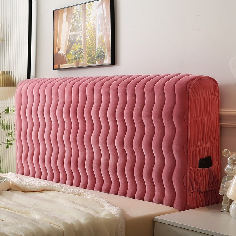 加厚夹棉弹力全包床头罩床头套床头软包靠背套皮床防尘保护套