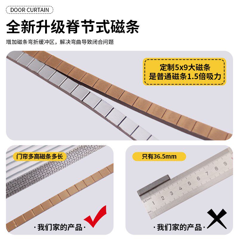 大门专用防蚊门帘2025新款高档别墅专门金刚网磁性防蝇虫农村纱门