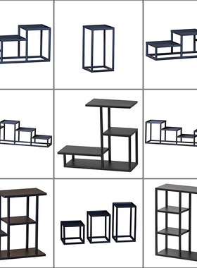 紫砂壶展示博古架桌面茶壶摆放架茶具G茶杯架子小摆件多宝格置物