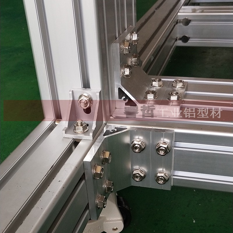铝合金角码 90度直角7878铝型材 80G80角件 工业铝材6060铝角码 - 实物图