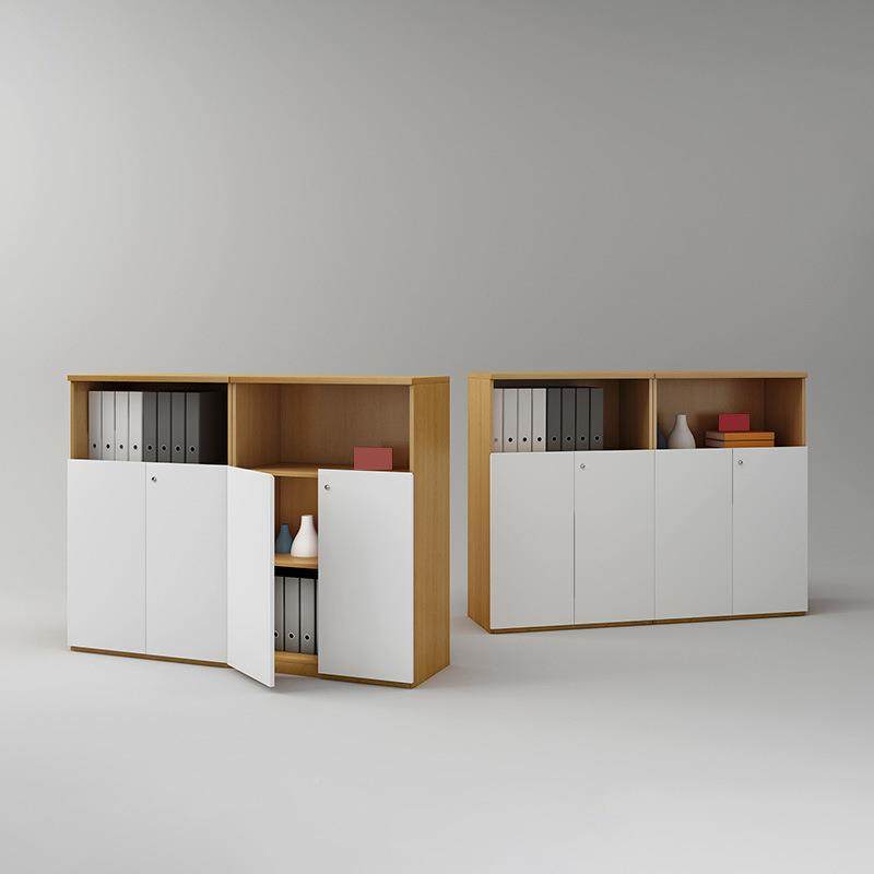 海办公室柜子资料柜木质用储柜物柜SG-109/0办公家家具文上件矮柜