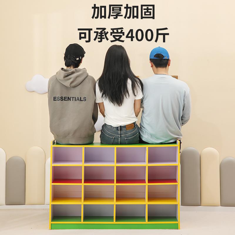 幼儿园书包幼柜收纳置书物格角子组15646121合八格柜区储物柜可定包柜儿园