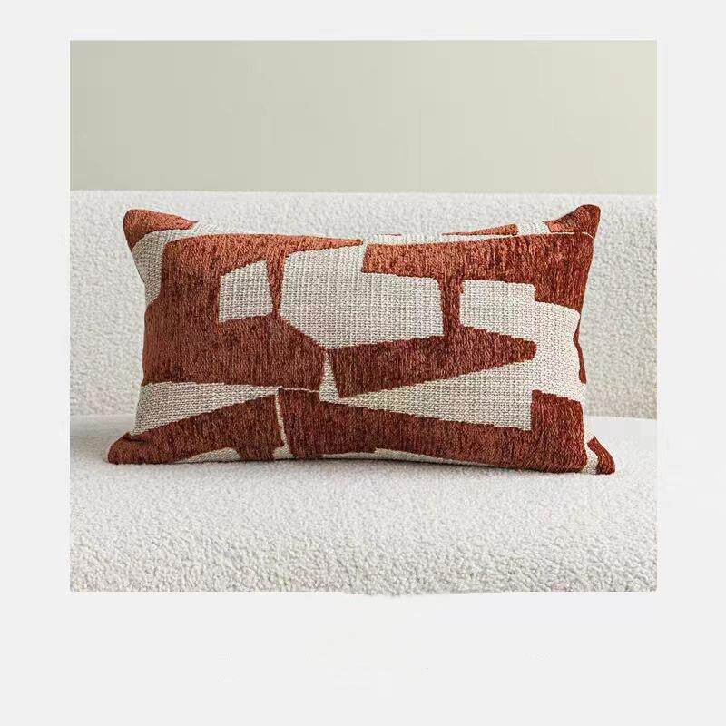 轻简约现代抱枕奢靠沙发客厅板垫方枕样间酒店抱KFF枕墨绿靠包腰