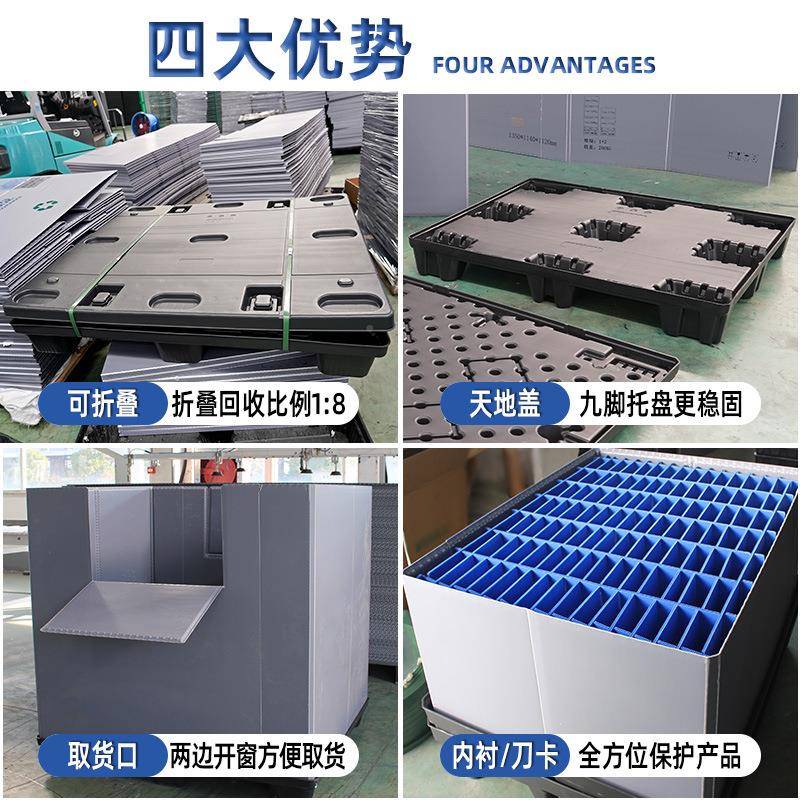 工厂塑转料围板物车流汽配件周箱箱加厚蜂窝板中空FGO板塑料围板