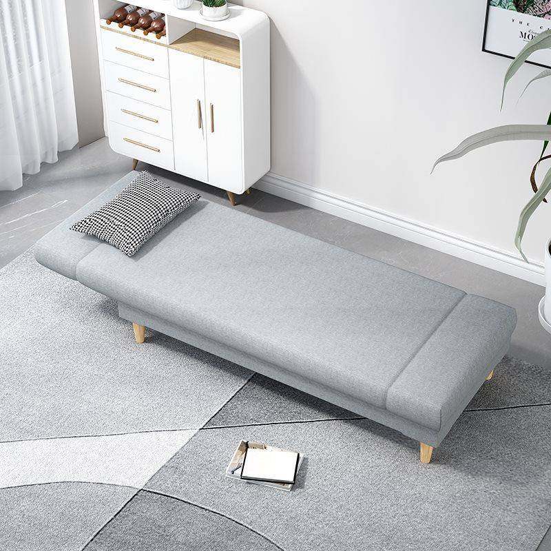 客布艺沙发床单美人两用贵妃躺椅折多功能人榻可叠SOFA沙发厅租房