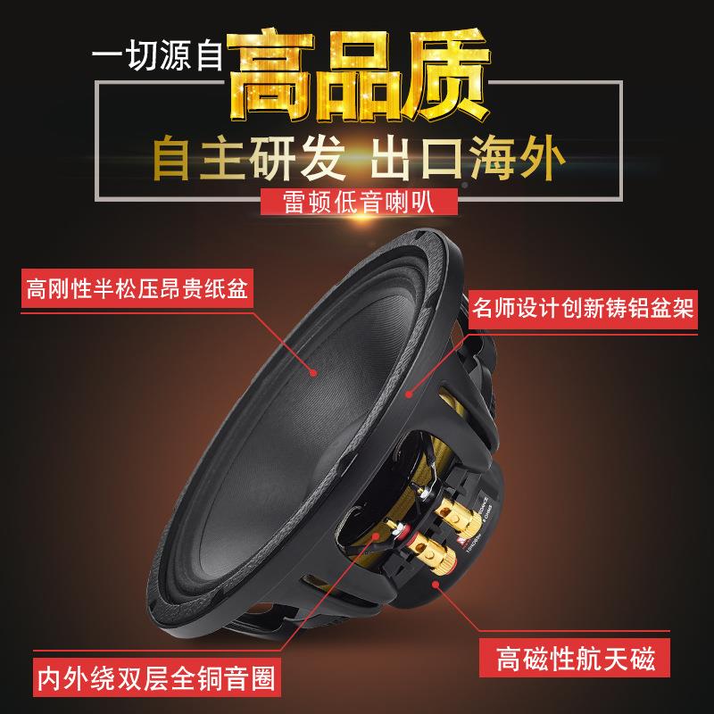 110寸率2寸大功铷低音线阵舞台NXW中磁低音全频扬声器