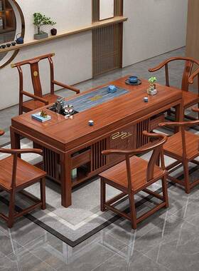 茶几桌椅合客厅办公全KFE室桌套简约组一五椅加厚储物茶台