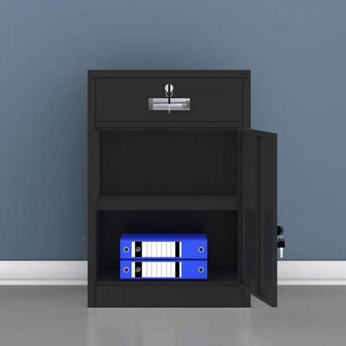 家钢制文件柜铁皮带锁柜子用床头柜密码锁见详情活柜动柜办公小室