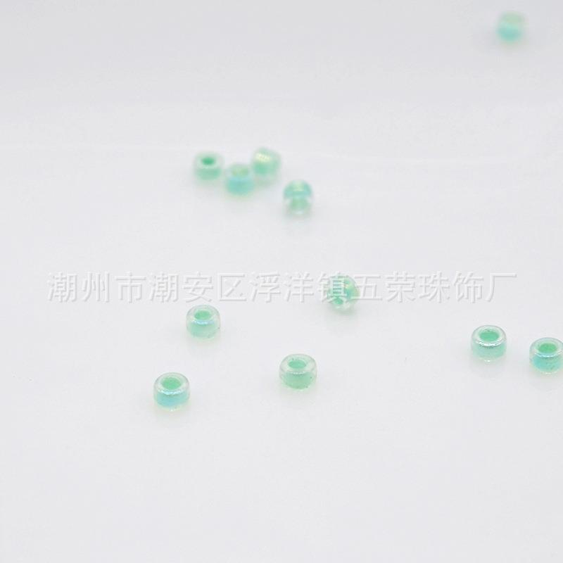 W脑R珠X-8电机绣珠盘珠玻璃散珠饰品辅料连线Z米珠机绣玻EUV璃珠