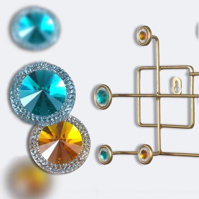 免打孔衣挂钉架AL102523创意挂钩痕门挂后玄关入户无衣钩收纳子卧