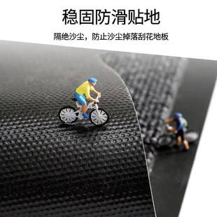 入户迎宾门垫防滑干垫PVC丙纶T77圈绒地毯酒店进速门蹭土除尘地脚